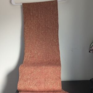 Elegant Gold and Brown Table Runner